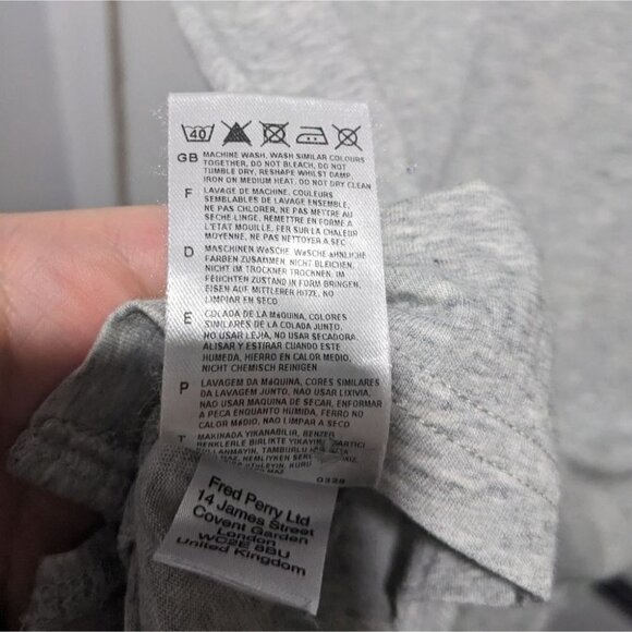 Fred Perry | Bomber collar polo shirt in grey - Picture 8 of 10